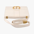 Secondhand Christian Dior 30 Montaigne White leather  shoulderbag | stylenewstar