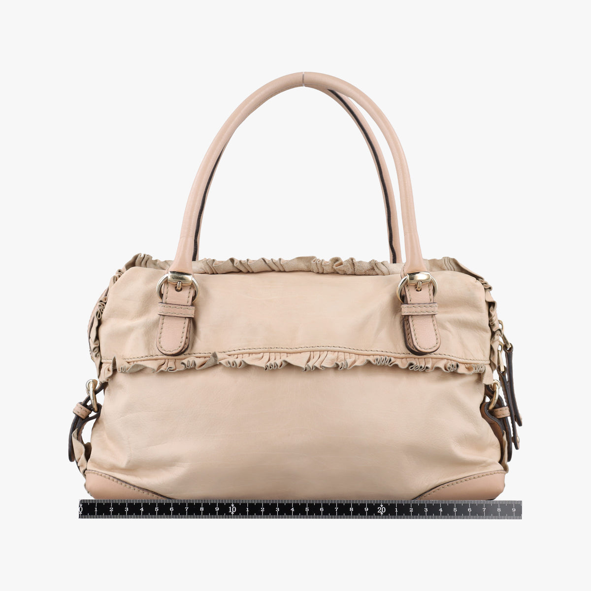 Sabrina Boston Beige Leather 189848 D1871102サブリナ ボストン  ベージュ レザー 189848 D1871102