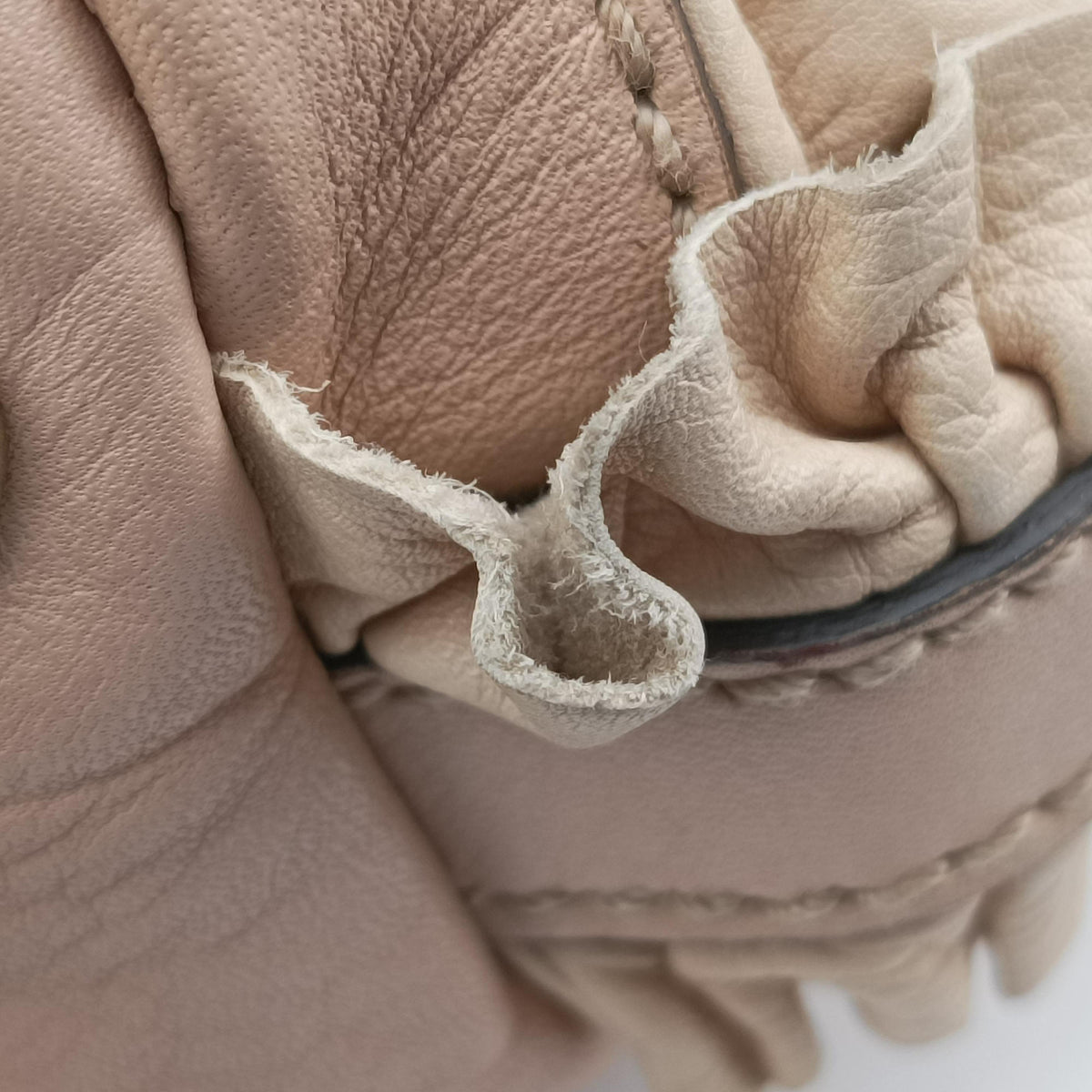 Sabrina Boston Beige Leather 189848 D1871102サブリナ ボストン  ベージュ レザー 189848 D1871102