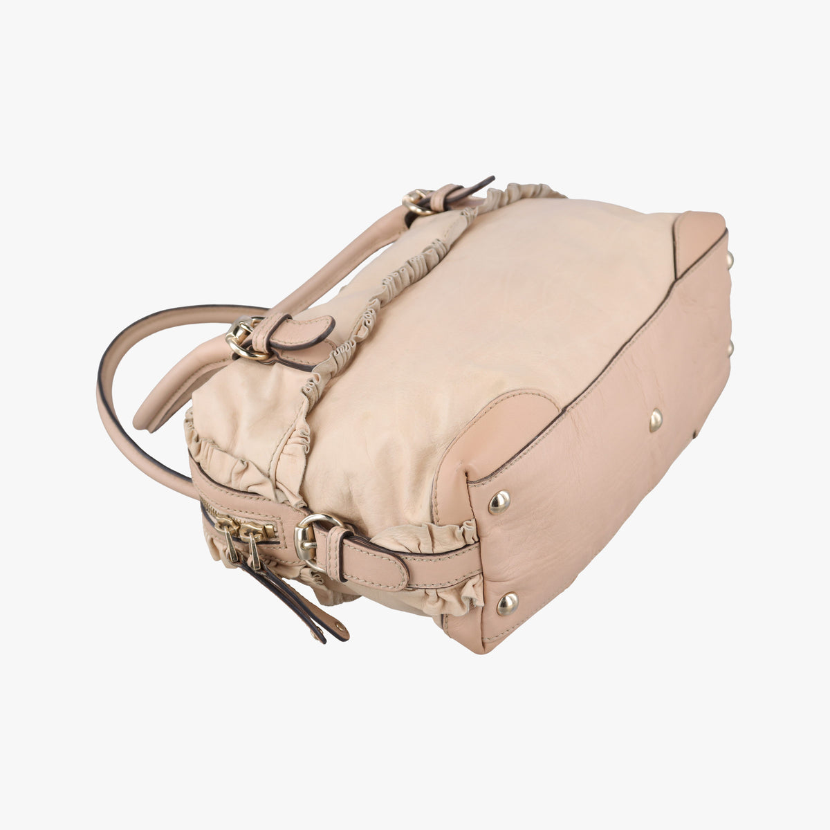 Sabrina Boston Beige Leather 189848 D1871102サブリナ ボストン  ベージュ レザー 189848 D1871102