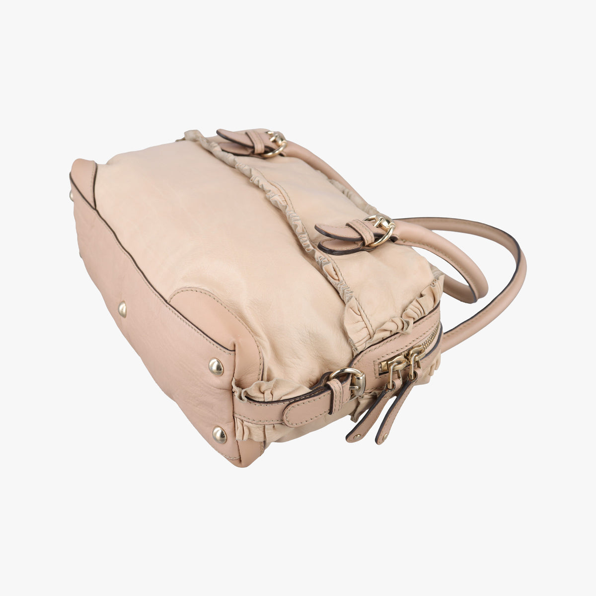Sabrina Boston Beige Leather 189848 D1871102サブリナ ボストン  ベージュ レザー 189848 D1871102