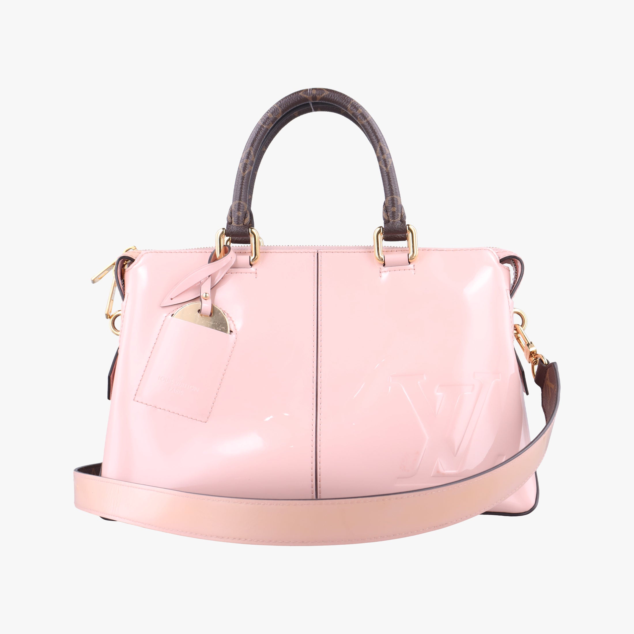 Tote Miroir Rose Ballerine Vernis M54639 SN2117 IC Chipトートミロワール ローズバレリーヌ ヴェルニ M54639 SN2117 ICチップ