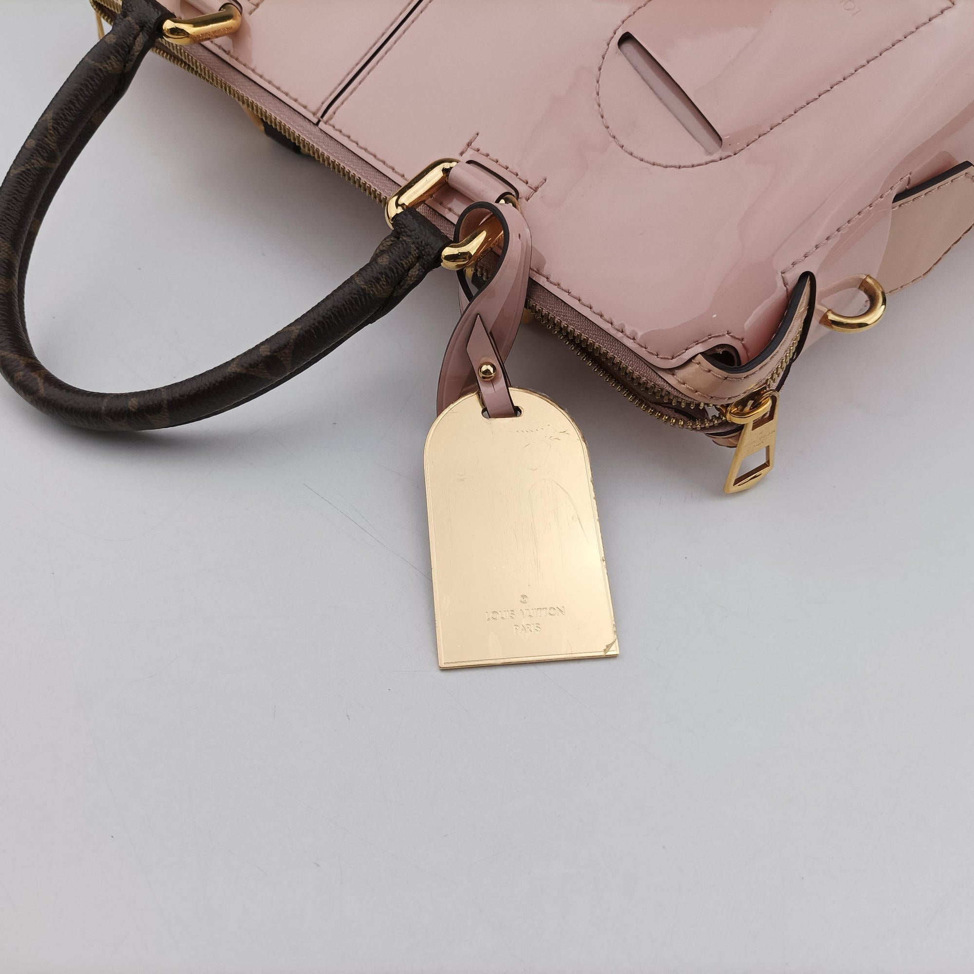 Tote Miroir Rose Ballerine Vernis M54639 SN2117 IC Chipトートミロワール ローズバレリーヌ ヴェルニ M54639 SN2117 ICチップ