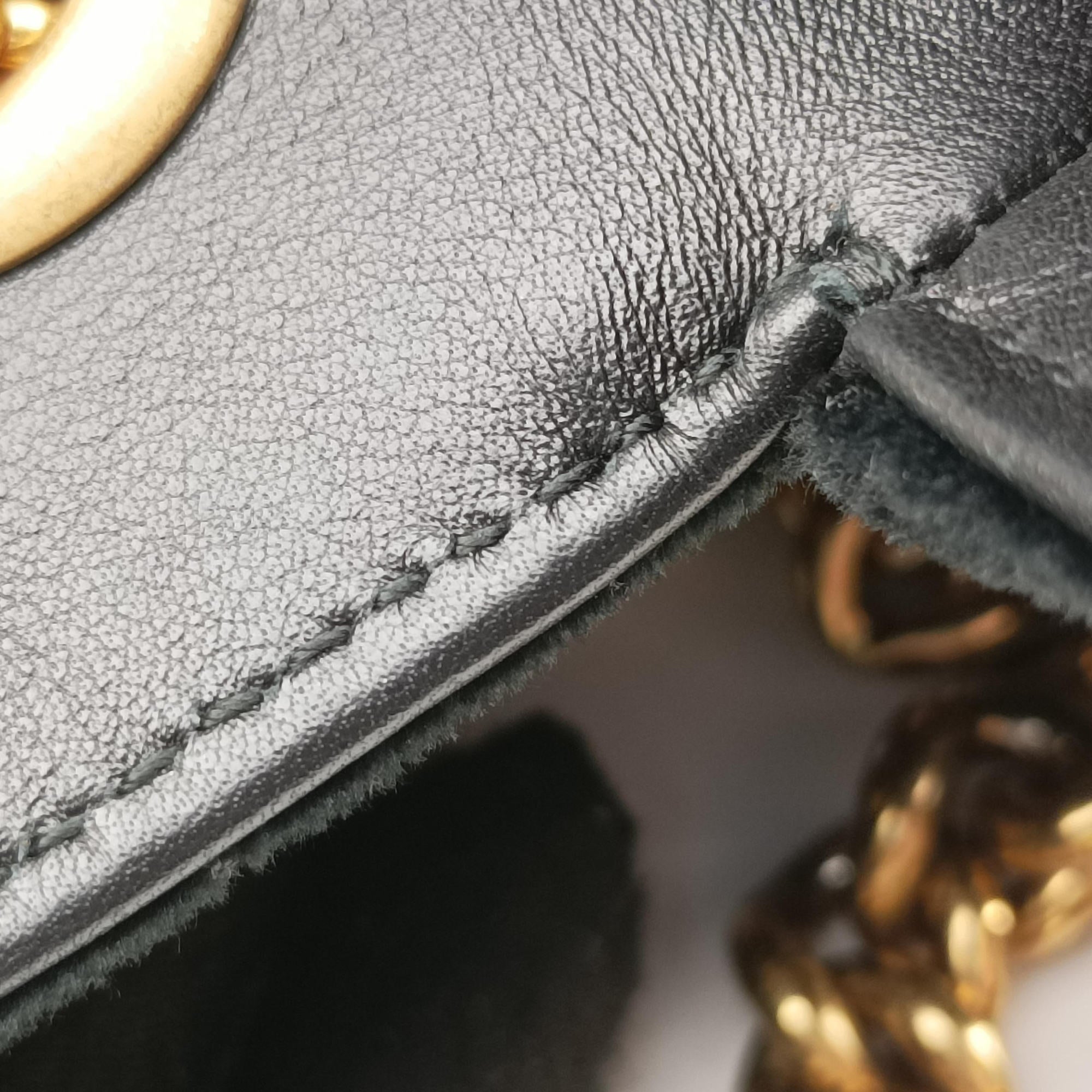 GG Marmont Black×Multicolour velour 443496 B022312338GGマーモント ブラック×マルチカラー ベロア 443496 B022312338