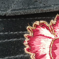 GG Marmont Black×Multicolour velour 443496 B022312338GGマーモント ブラック×マルチカラー ベロア 443496 B022312338