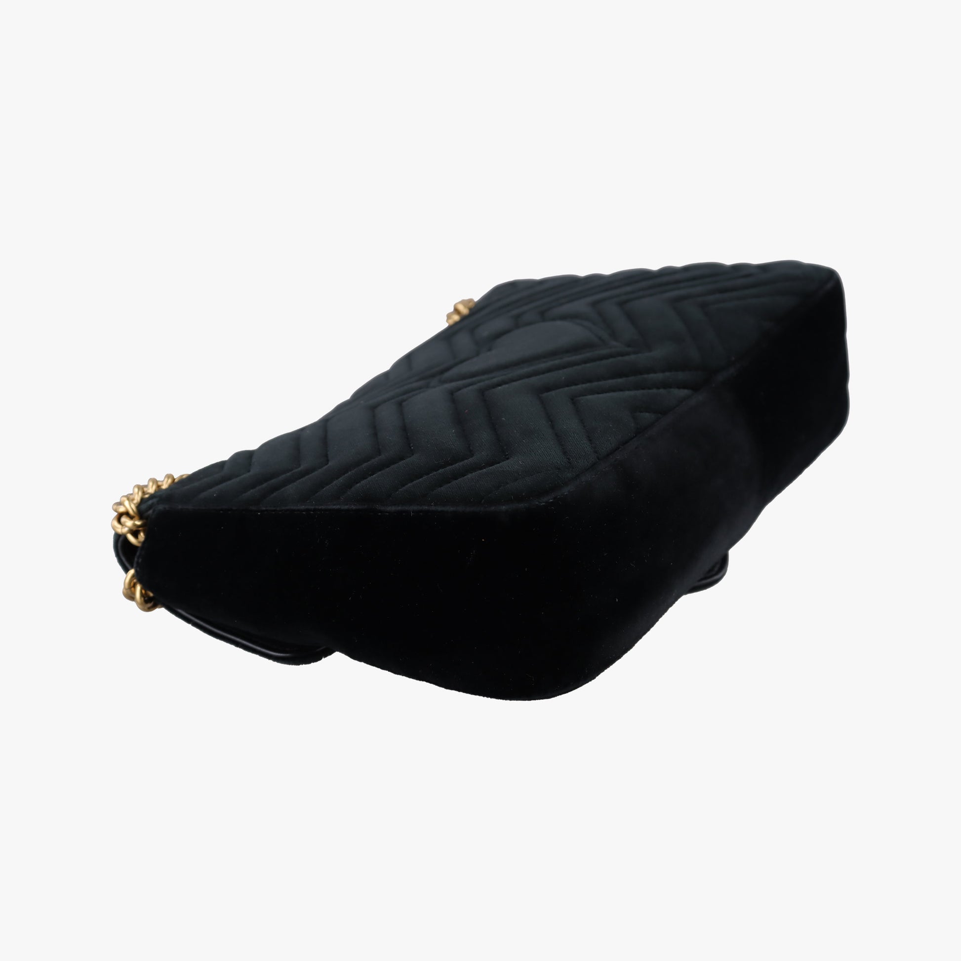 GG Marmont Black×Multicolour velour 443496 B022312338GGマーモント ブラック×マルチカラー ベロア 443496 B022312338