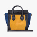 luggage nano shopper Black×Yellow×Blue Leather × Horsehair F-GA-0153ラゲージナノショッパー ブラック×イエロー×ブルー レザー × ホースヘア F-GA-0153