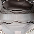 Pre-owned Gucci New Bamboo Grey velour×Leather 254884 shoulderbag | stylenewstar