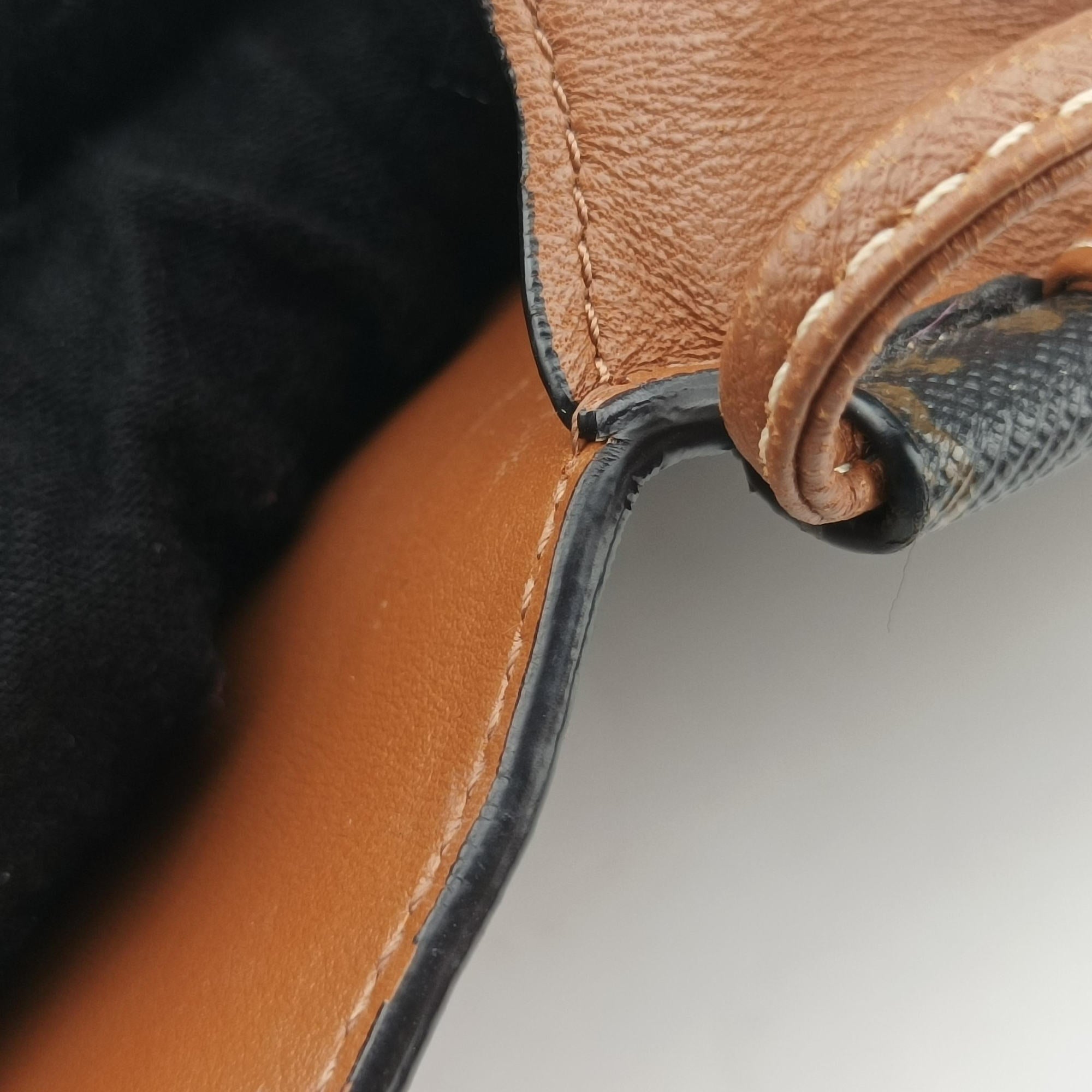 Triomphe Phone Pouch Brown PVC coated canvas×Leather S-AN-4231トリオンフ フォンポーチ ブラウン PVCコーティングキャンバス×レザー S-AN-4231