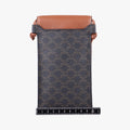 Triomphe Phone Pouch Brown PVC coated canvas×Leather S-AN-4231トリオンフ フォンポーチ ブラウン PVCコーティングキャンバス×レザー S-AN-4231
