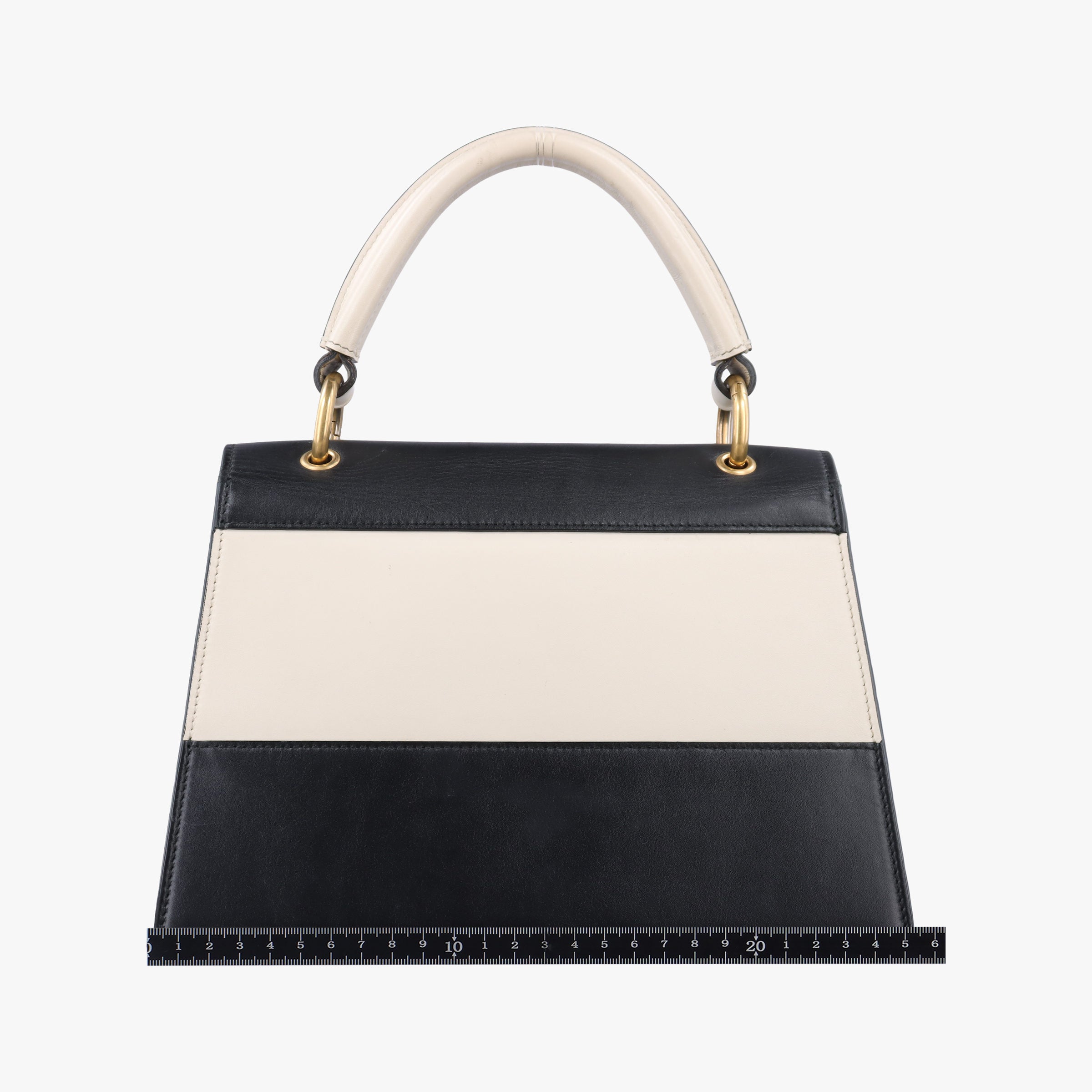 Queen Margaret Black×white Leather 476541 F024096292クイーン マーガレット ブラック×ホワイト レザー 476541 F024096292