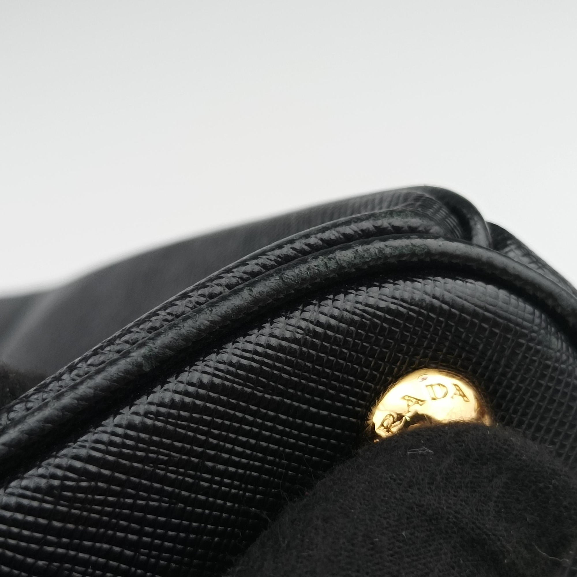 Galleria Black SAFFIANO Leather BN2274 31/H 208ガレリア ブラック サフィアーノレザー BN2274 31/H 208