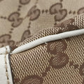Bamboo Beige×White Canvas×Leather 282315 B011335850バンブー ベージュ×ホワイト キャンバス×レザー 282315 B011335850
