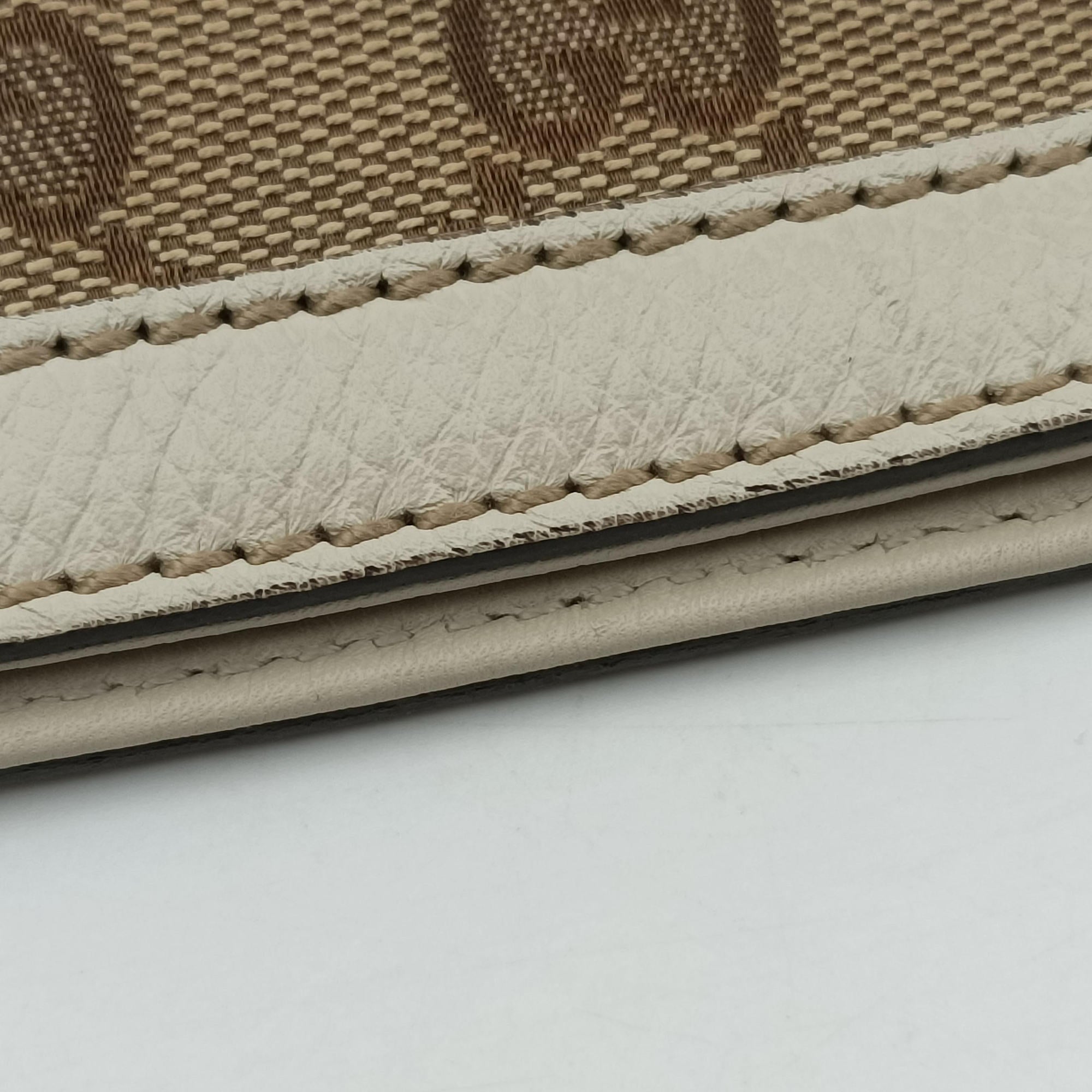 Bamboo Beige×White Canvas×Leather 282315 B011335850バンブー ベージュ×ホワイト キャンバス×レザー 282315 B011335850