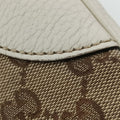 Bamboo Beige×White Canvas×Leather 282315 B011335850バンブー ベージュ×ホワイト キャンバス×レザー 282315 B011335850