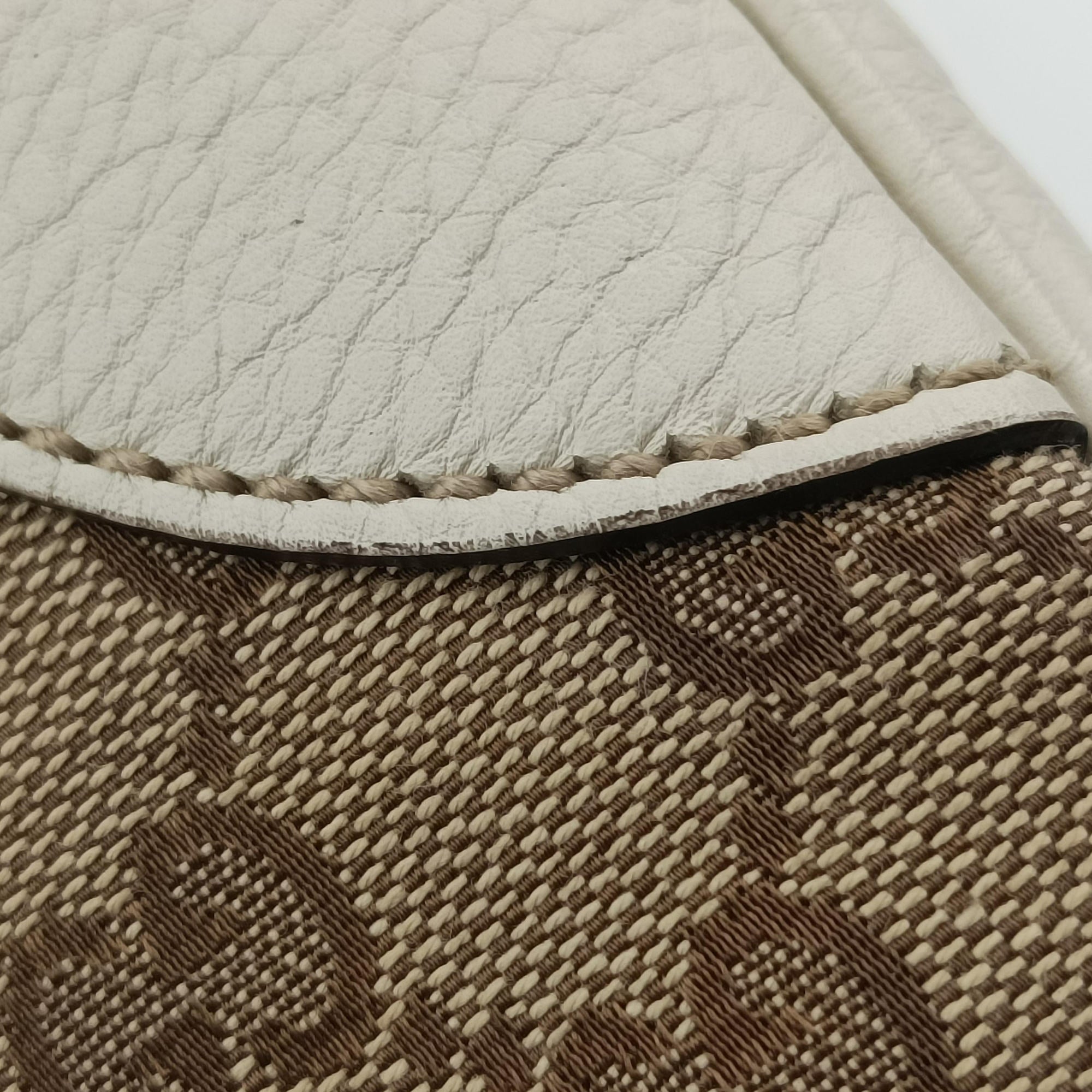 Bamboo Beige×White Canvas×Leather 282315 B011335850バンブー ベージュ×ホワイト キャンバス×レザー 282315 B011335850