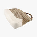 Bamboo Beige×White Canvas×Leather 282315 B011335850バンブー ベージュ×ホワイト キャンバス×レザー 282315 B011335850