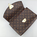 SAINT PLACIDE brown×CERISE Monogram Canvas×calf leather M43713 SN1138 IC Chipサンプラシード モノグラム/ブラウン×スリーズ モノグラムキャンバス×カーフレザー M43713 SN1138 ICチップ