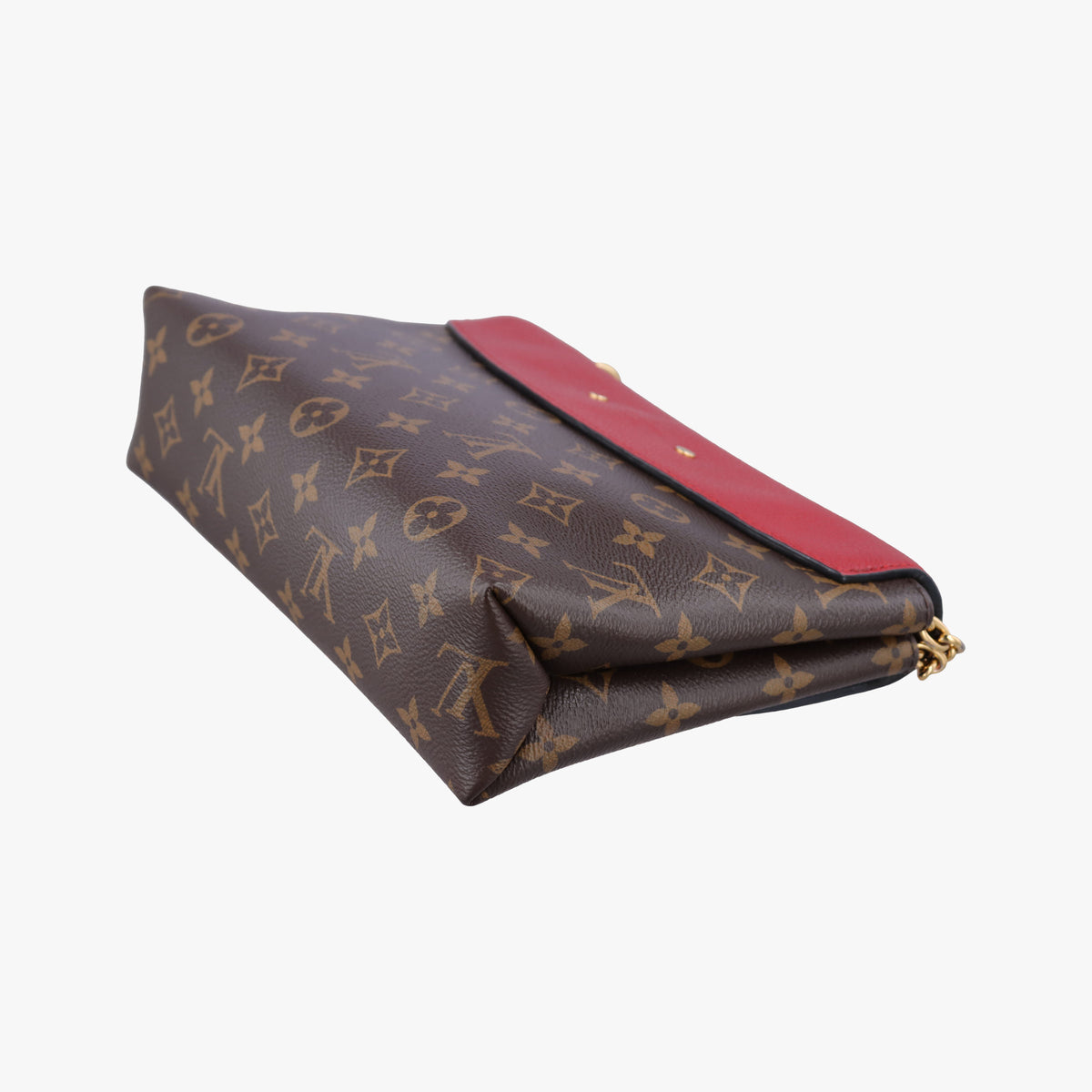 SAINT PLACIDE brown×CERISE Monogram Canvas×calf leather M43713 SN1138 IC Chipサンプラシード モノグラム/ブラウン×スリーズ モノグラムキャンバス×カーフレザー M43713 SN1138 ICチップ