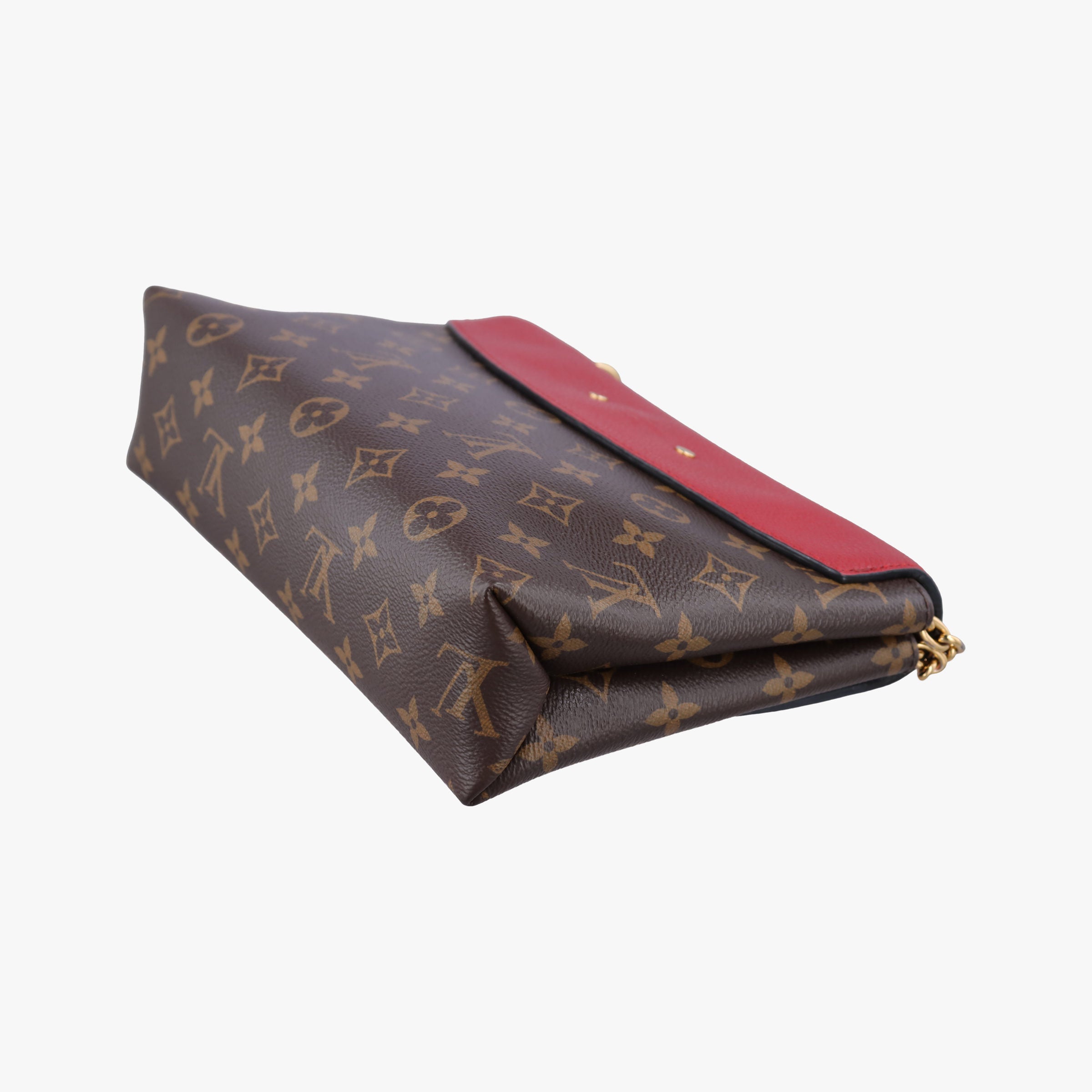 SAINT PLACIDE brown×CERISE Monogram Canvas×calf leather M43713 SN1138 IC Chipサンプラシード モノグラム/ブラウン×スリーズ モノグラムキャンバス×カーフレザー M43713 SN1138 ICチップ