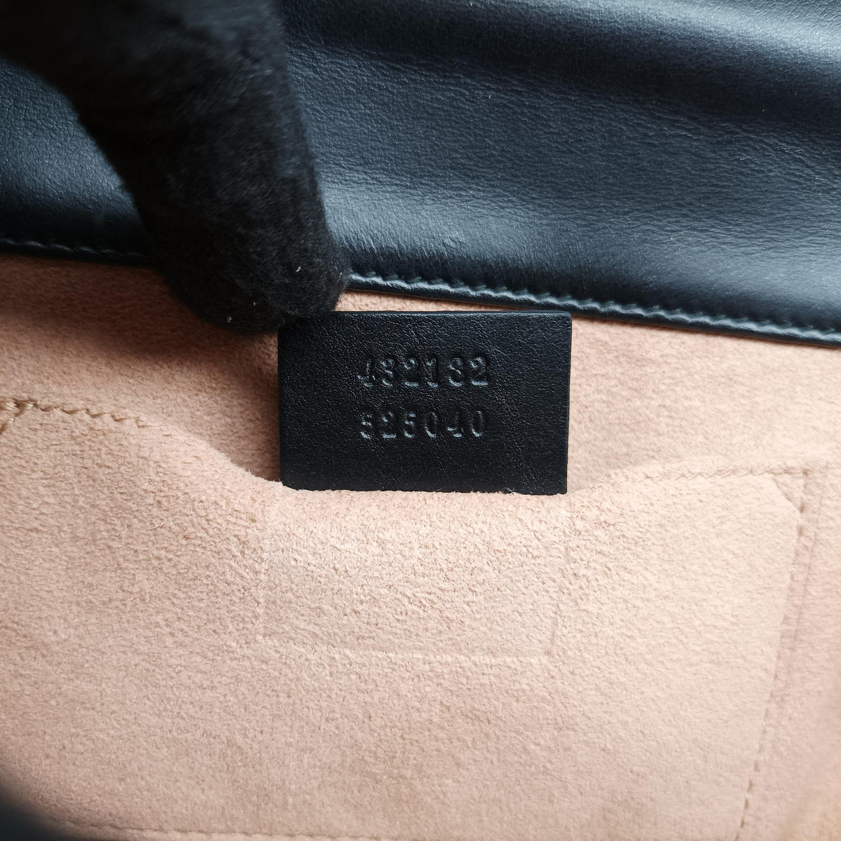 Padlock beige×Black PVC coated canvas×Leather 432182 B021838798パドロック ベージュ×ブラック PVCコーティングキャンバス×レザー 432182 B021838798
