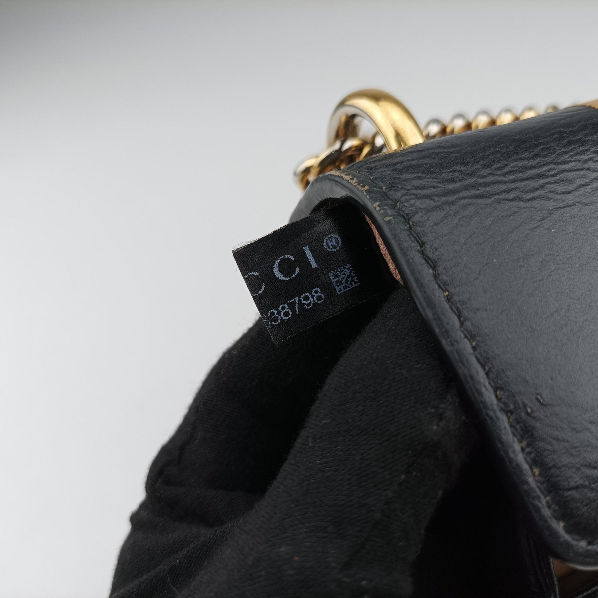 Padlock beige×Black PVC coated canvas×Leather 432182 B021838798パドロック ベージュ×ブラック PVCコーティングキャンバス×レザー 432182 B021838798