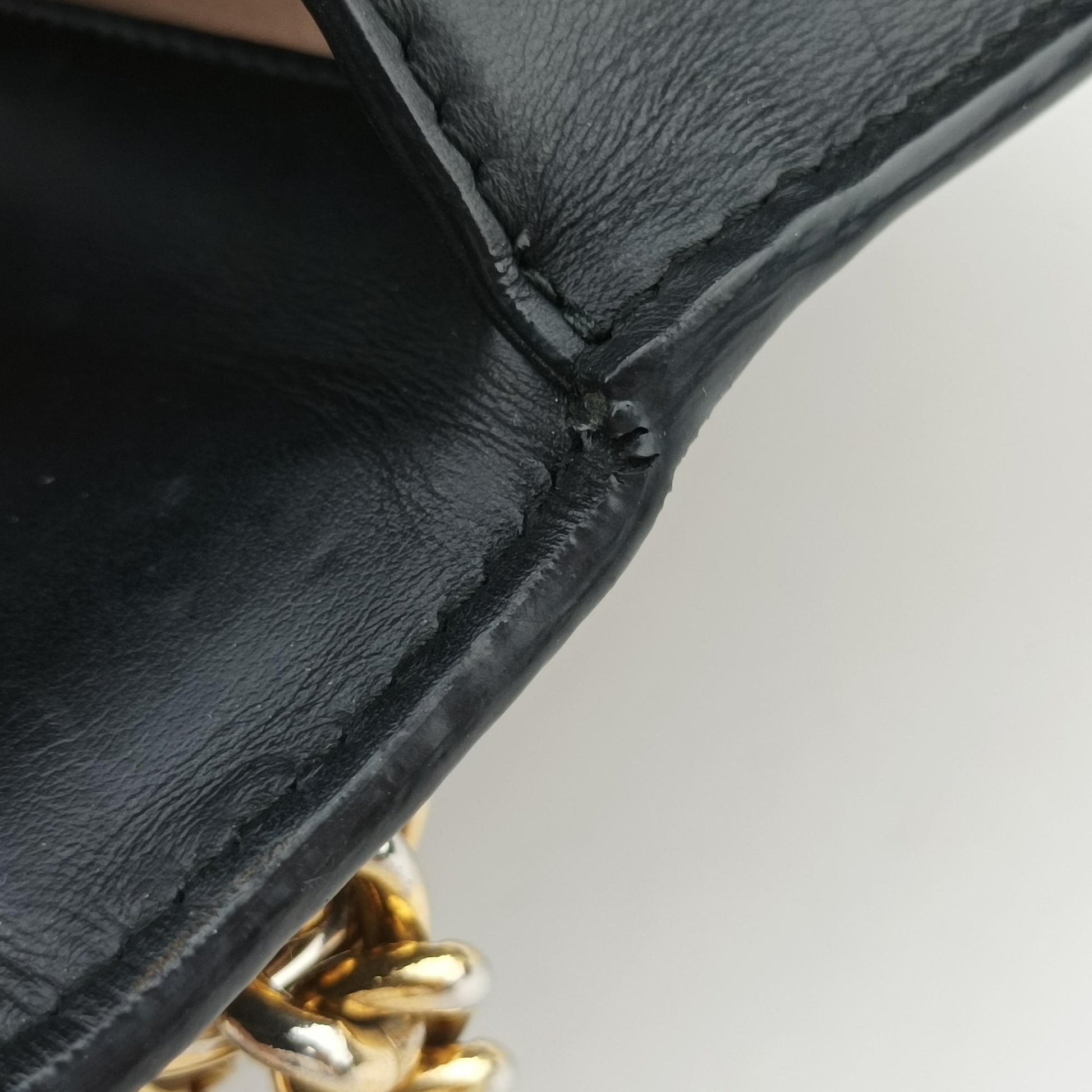 Padlock beige×Black PVC coated canvas×Leather 432182 B021838798パドロック ベージュ×ブラック PVCコーティングキャンバス×レザー 432182 B021838798
