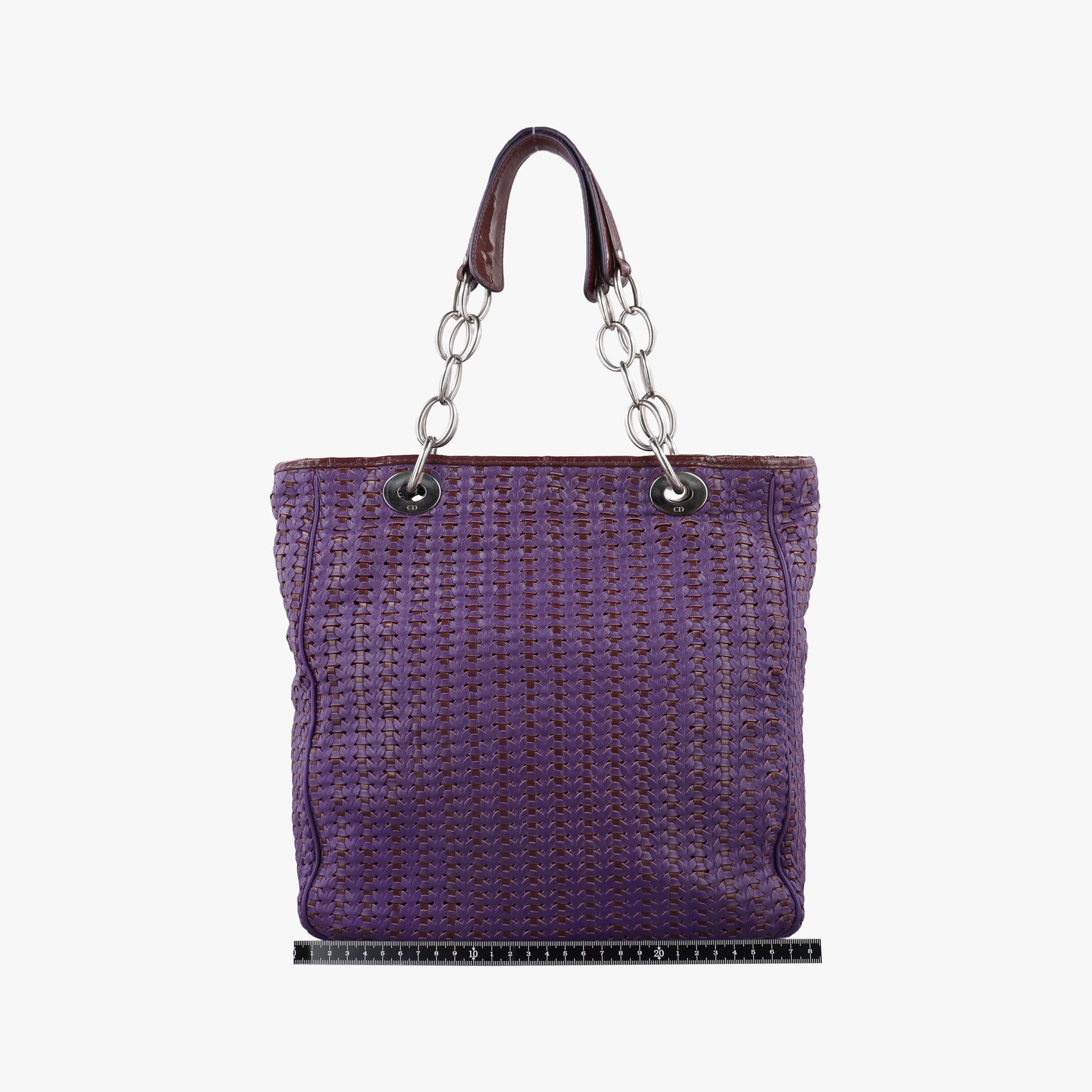 Soft Lady Dior tote Purple lambskin 225-BM-0098ソフト レディディオール トート パープル ラムスキン 225-BM-0098