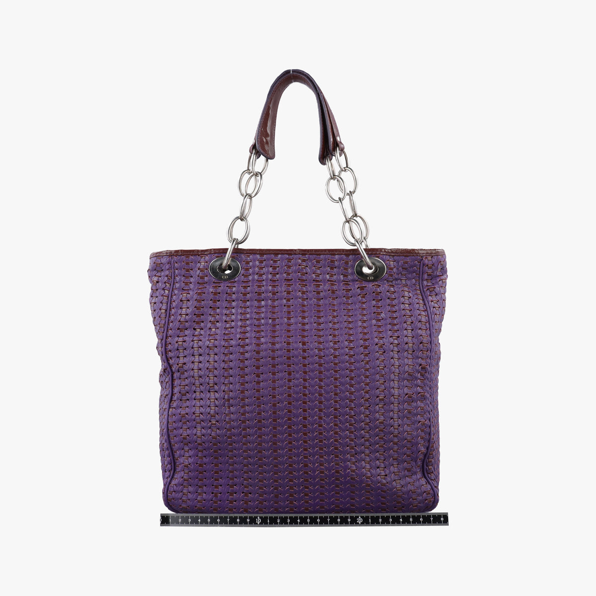 Soft Lady Dior tote Purple lambskin 225-BM-0098ソフト レディディオール トート パープル ラムスキン 225-BM-0098