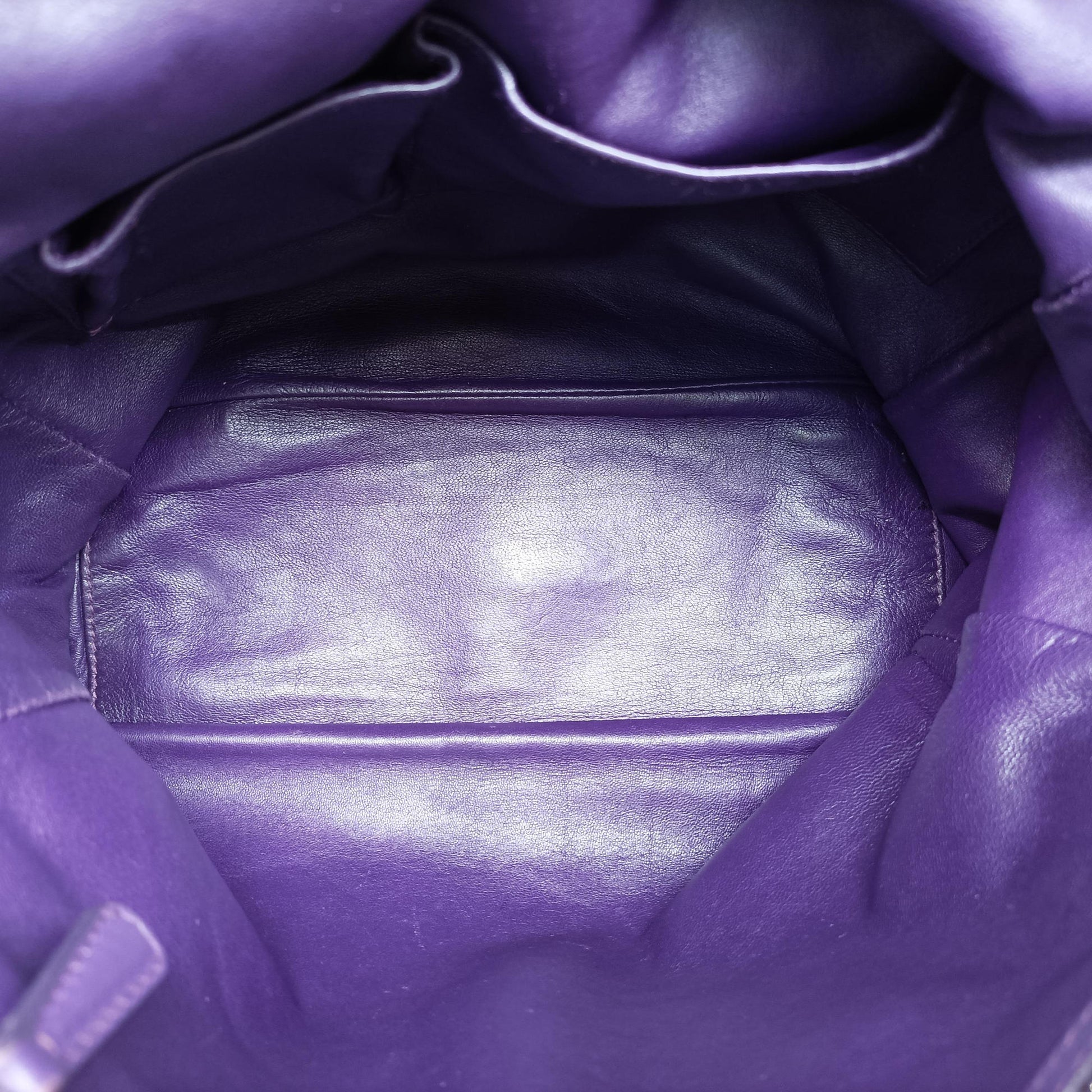 Soft Lady Dior tote Purple lambskin 225-BM-0098ソフト レディディオール トート パープル ラムスキン 225-BM-0098
