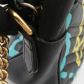 GG Marmont Black×multicolor Leather 443499 C020458347GGマーモント ブラック×マルチカラー レザー 443499 C020458347