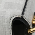 BAGUETTE White × Multicolor Coated Canvas × Leather 8BR600 8BR600-AJH1-228-10429マンマバケット ホワイト × マルチカラー コーティングキャンバス ×  レザー 8BR600 8BR600-AJH1-228-10429