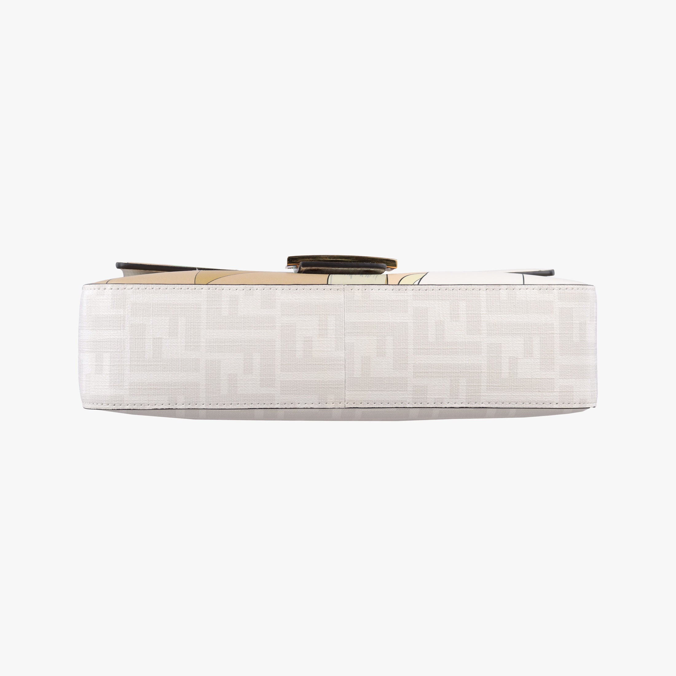 BAGUETTE White × Multicolor Coated Canvas × Leather 8BR600 8BR600-AJH1-228-10429マンマバケット ホワイト × マルチカラー コーティングキャンバス ×  レザー 8BR600 8BR600-AJH1-228-10429