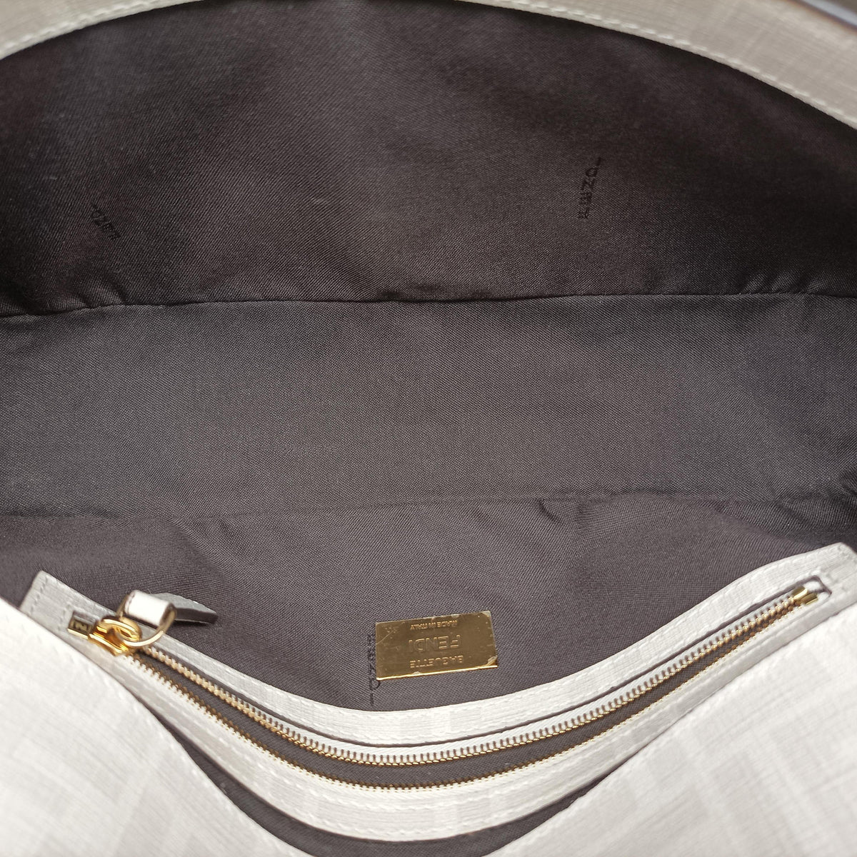 BAGUETTE White × Multicolor Coated Canvas × Leather 8BR600 8BR600-AJH1-228-10429マンマバケット ホワイト × マルチカラー コーティングキャンバス ×  レザー 8BR600 8BR600-AJH1-228-10429