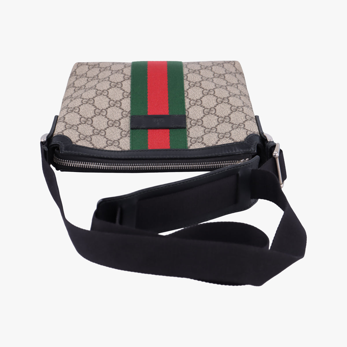 Vintage Gucci Web GG Supreme Messenger Beige×Multicolour PVC coated canvas 471454 shoulderbag | stylenewstar