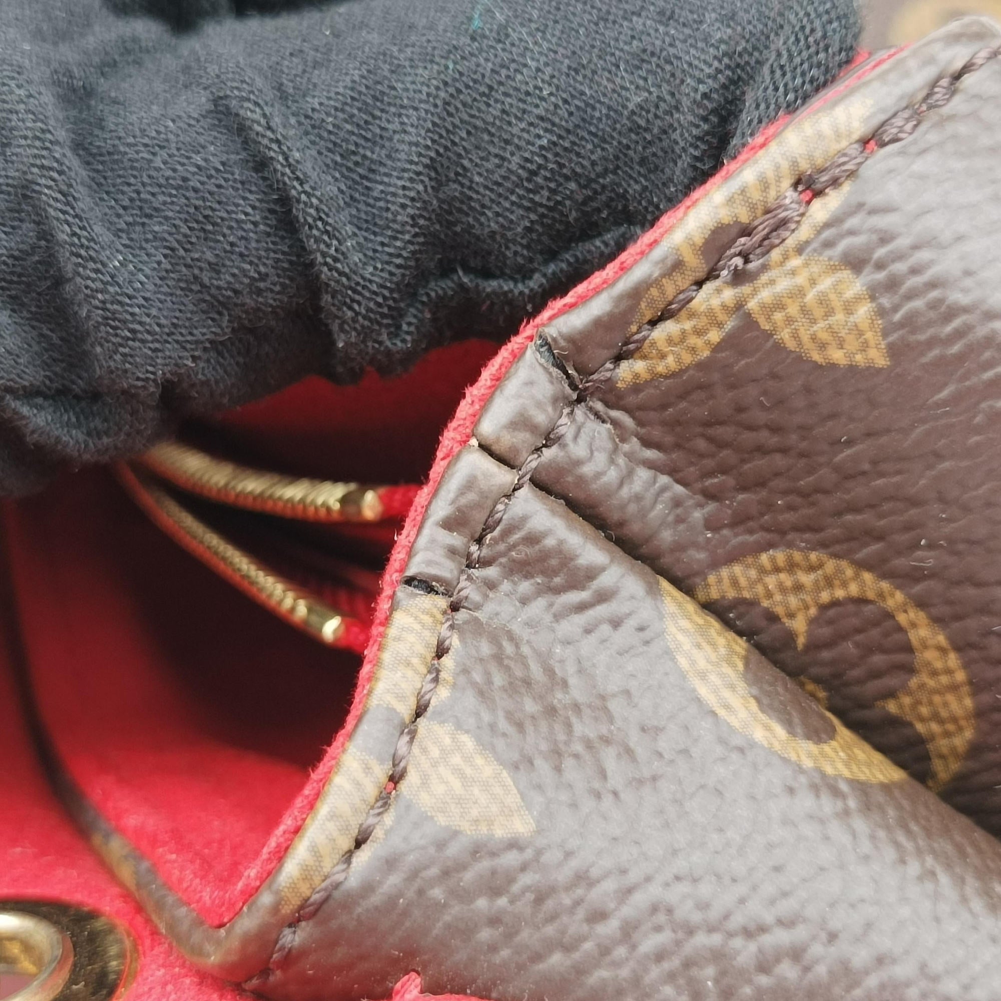 PALLAS Chain Brown×CERISE Monogram Canvas×calf leather M41201 CA2134パラス チェーン モノグラム/ブラウン×スリーズ モノグラムキャンバス×カーフレザー M41201 CA2134