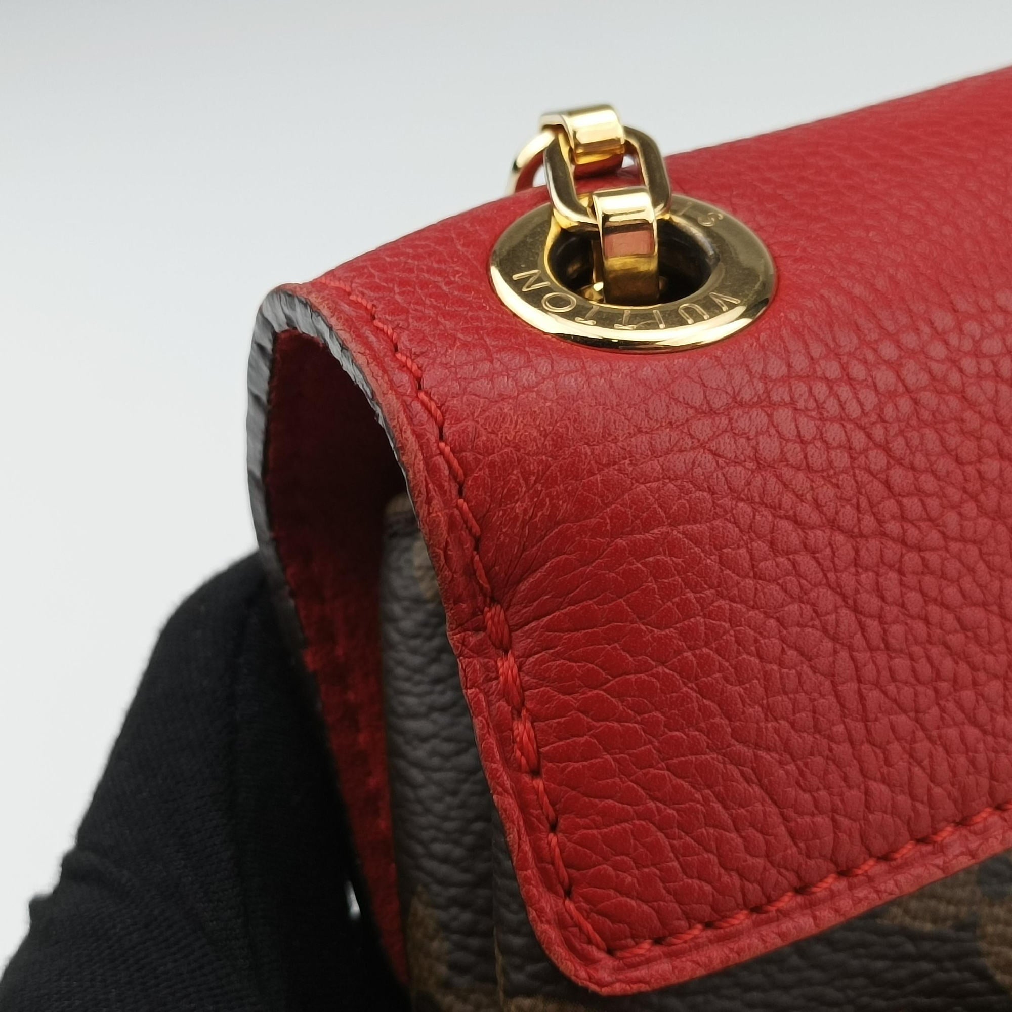 PALLAS Chain Brown×CERISE Monogram Canvas×calf leather M41201 CA2134パラス チェーン モノグラム/ブラウン×スリーズ モノグラムキャンバス×カーフレザー M41201 CA2134