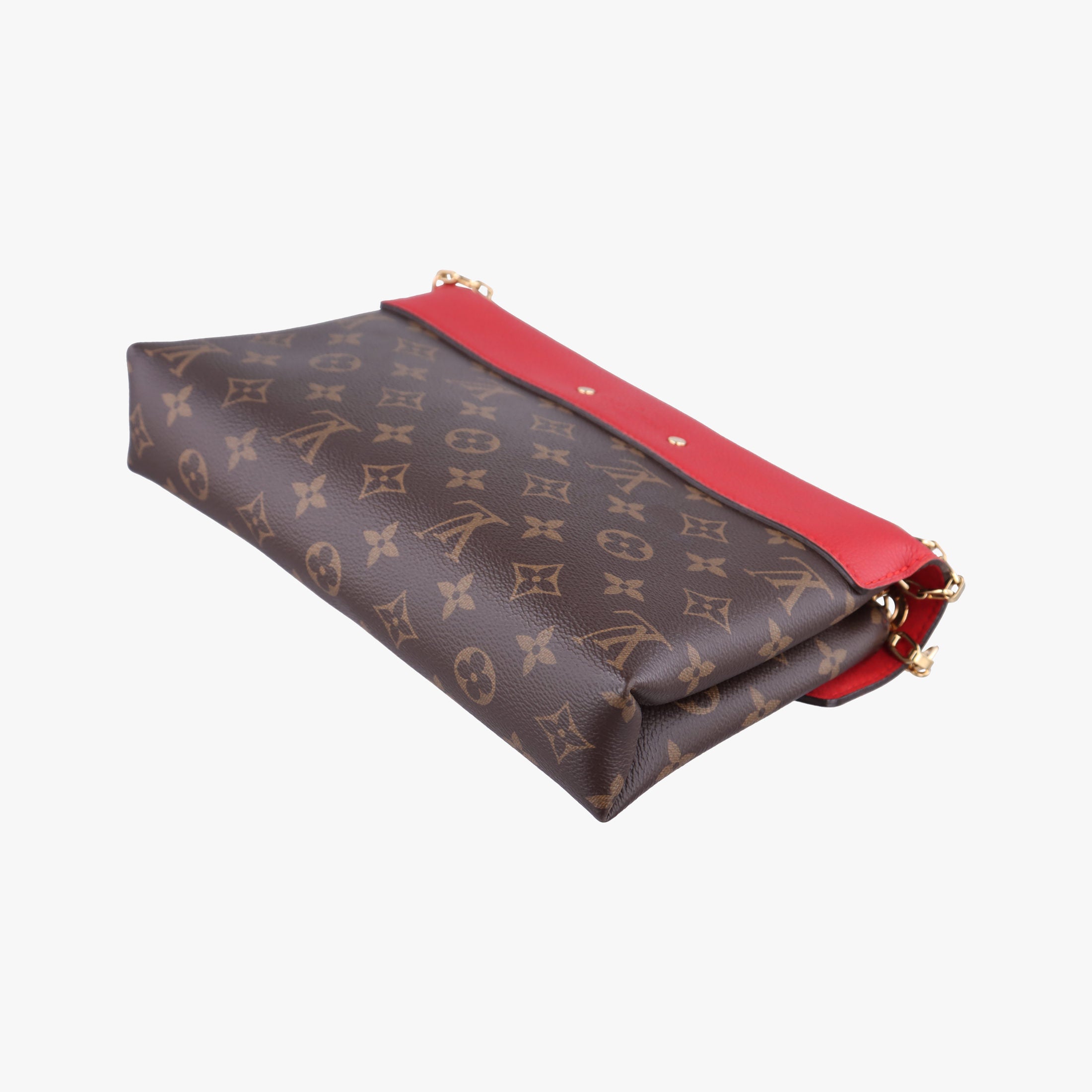 PALLAS Chain Brown×CERISE Monogram Canvas×calf leather M41201 CA2134パラス チェーン モノグラム/ブラウン×スリーズ モノグラムキャンバス×カーフレザー M41201 CA2134