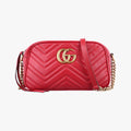 GG Marmont Red Leather 447632 H023318361GGマーモント レッド レザー 447632 H023318361