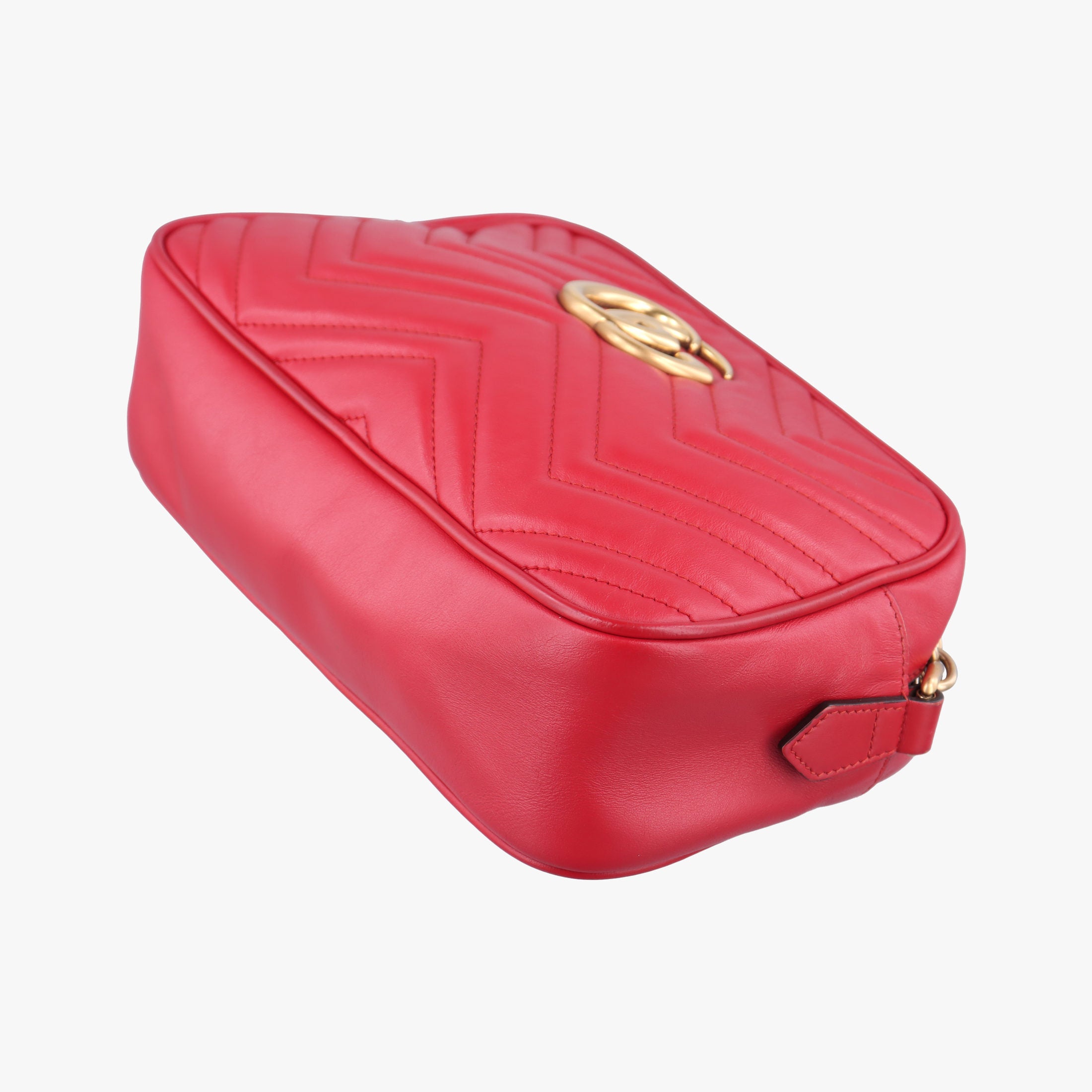 GG Marmont Red Leather 447632 H023318361GGマーモント レッド レザー 447632 H023318361