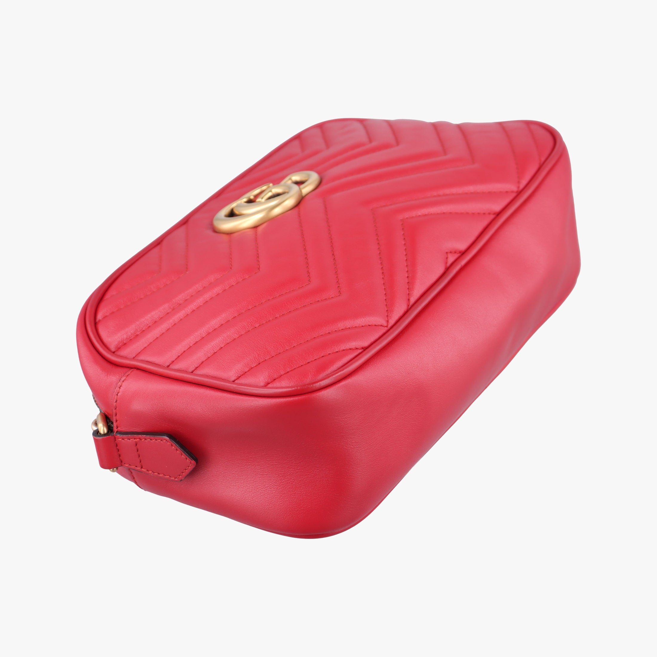 GG Marmont Red Leather 447632 H023318361GGマーモント レッド レザー 447632 H023318361