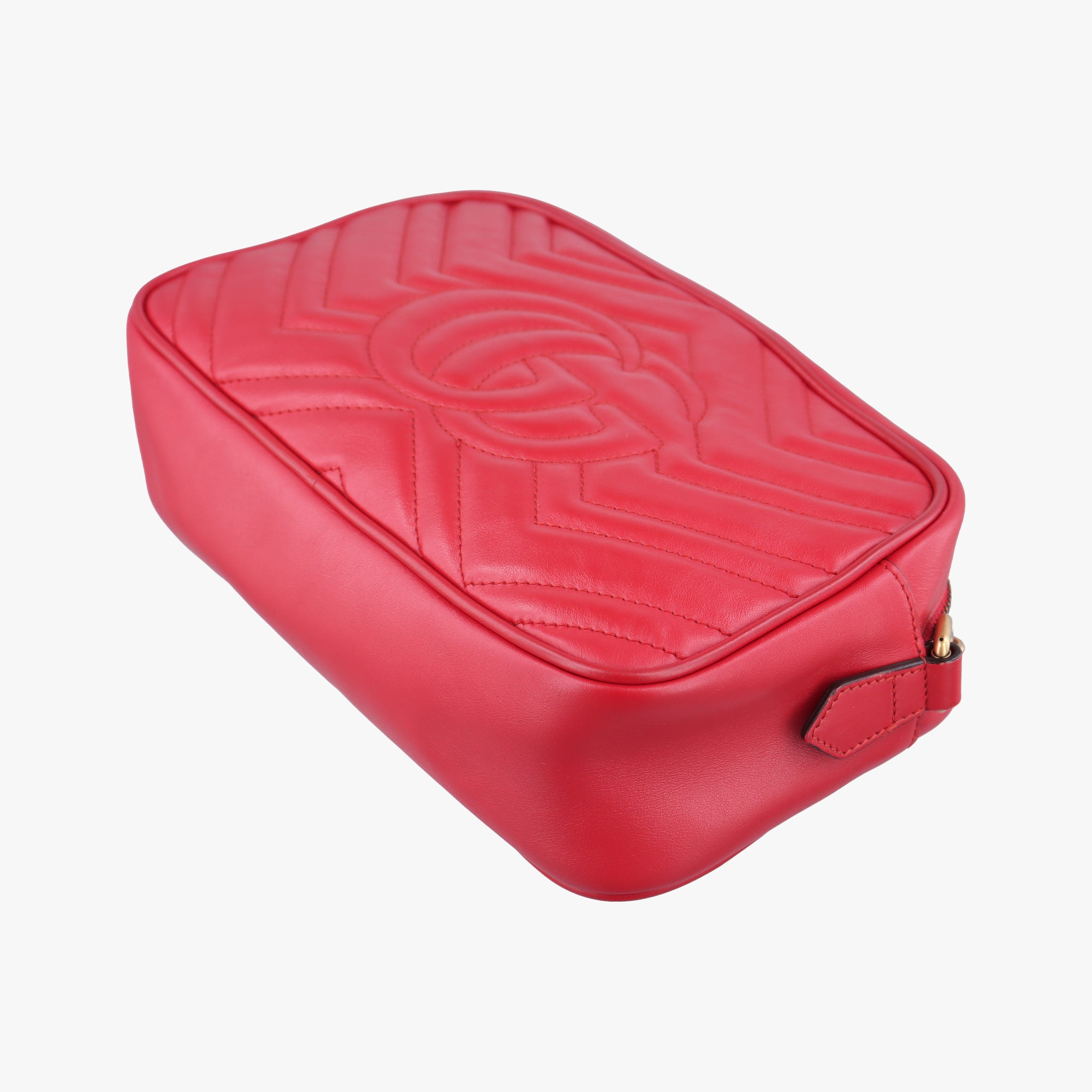 GG Marmont Red Leather 447632 H023318361GGマーモント レッド レザー 447632 H023318361