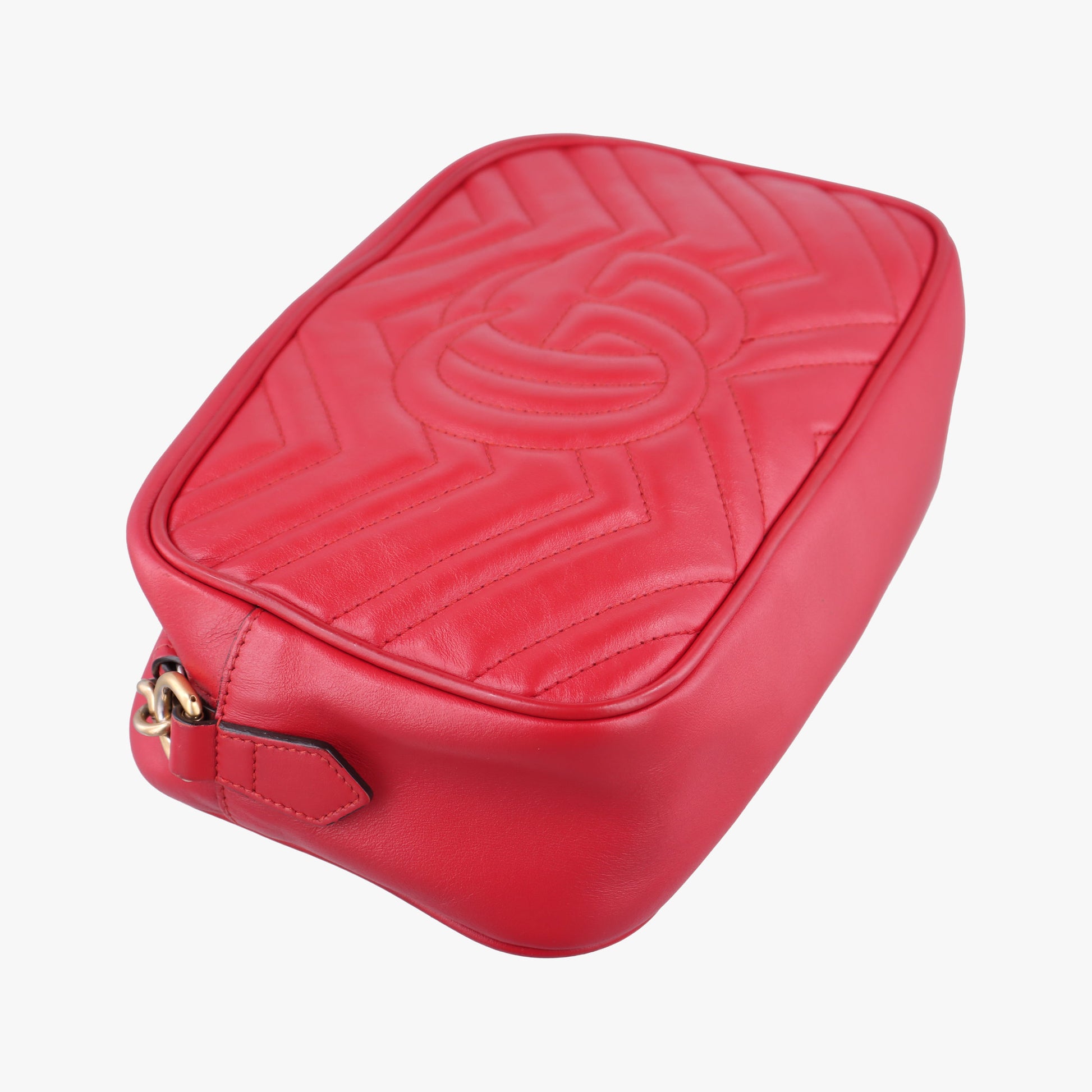 GG Marmont Red Leather 447632 H023318361GGマーモント レッド レザー 447632 H023318361