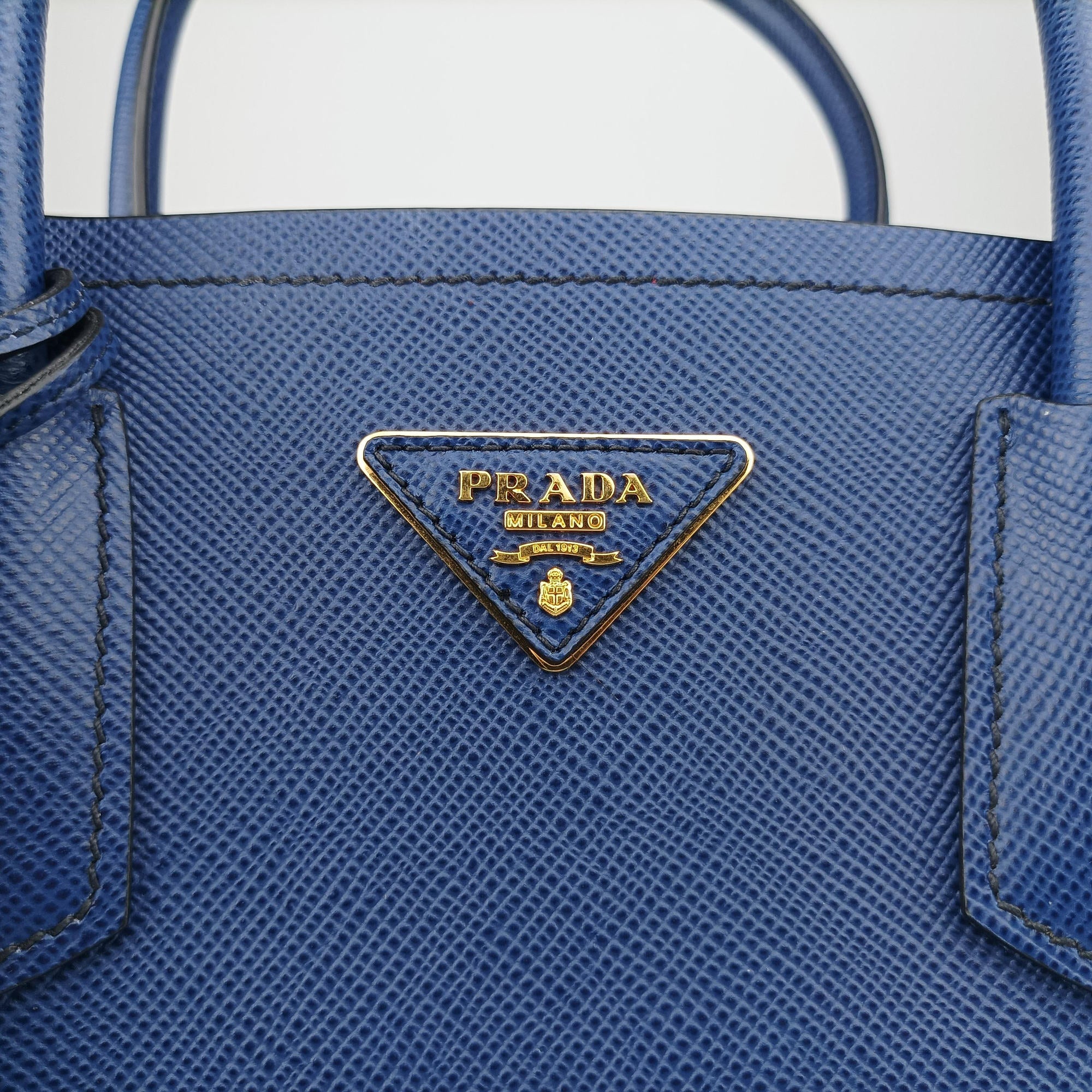 Double Cuir Blue SAFFIANO Leather B2756T 180/Hダブル キュイール ブルー サフィアーノレザー B2756T 180/H