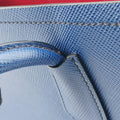 Double Cuir Blue SAFFIANO Leather B2756T 180/Hダブル キュイール ブルー サフィアーノレザー B2756T 180/H