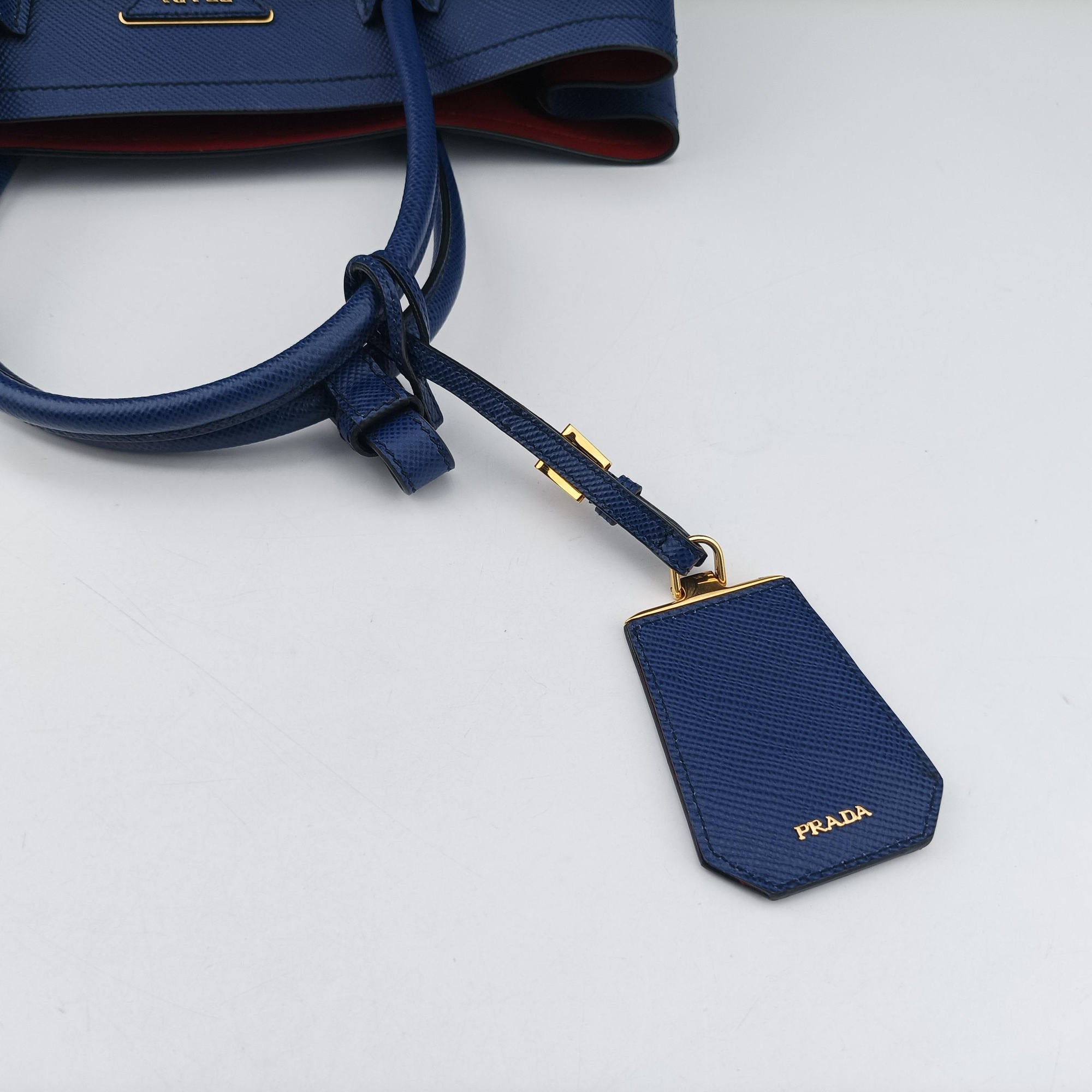Double Cuir Blue SAFFIANO Leather B2756T 180/Hダブル キュイール ブルー サフィアーノレザー B2756T 180/H