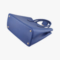 Double Cuir Blue SAFFIANO Leather B2756T 180/Hダブル キュイール ブルー サフィアーノレザー B2756T 180/H