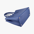 Double Cuir Blue SAFFIANO Leather B2756T 180/Hダブル キュイール ブルー サフィアーノレザー B2756T 180/H