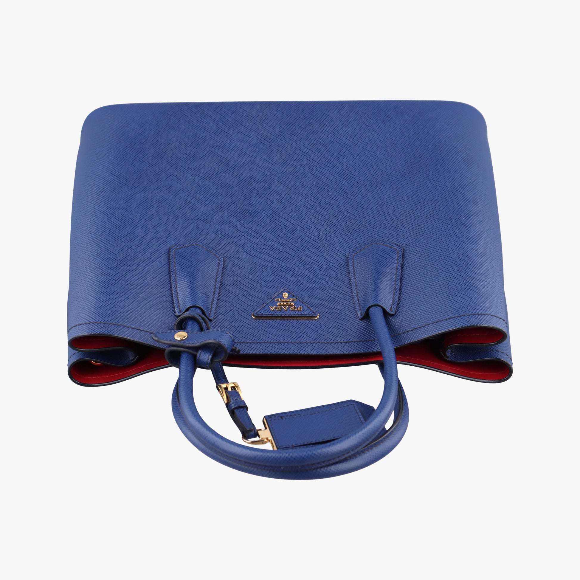 Double Cuir Blue SAFFIANO Leather B2756T 180/Hダブル キュイール ブルー サフィアーノレザー B2756T 180/H