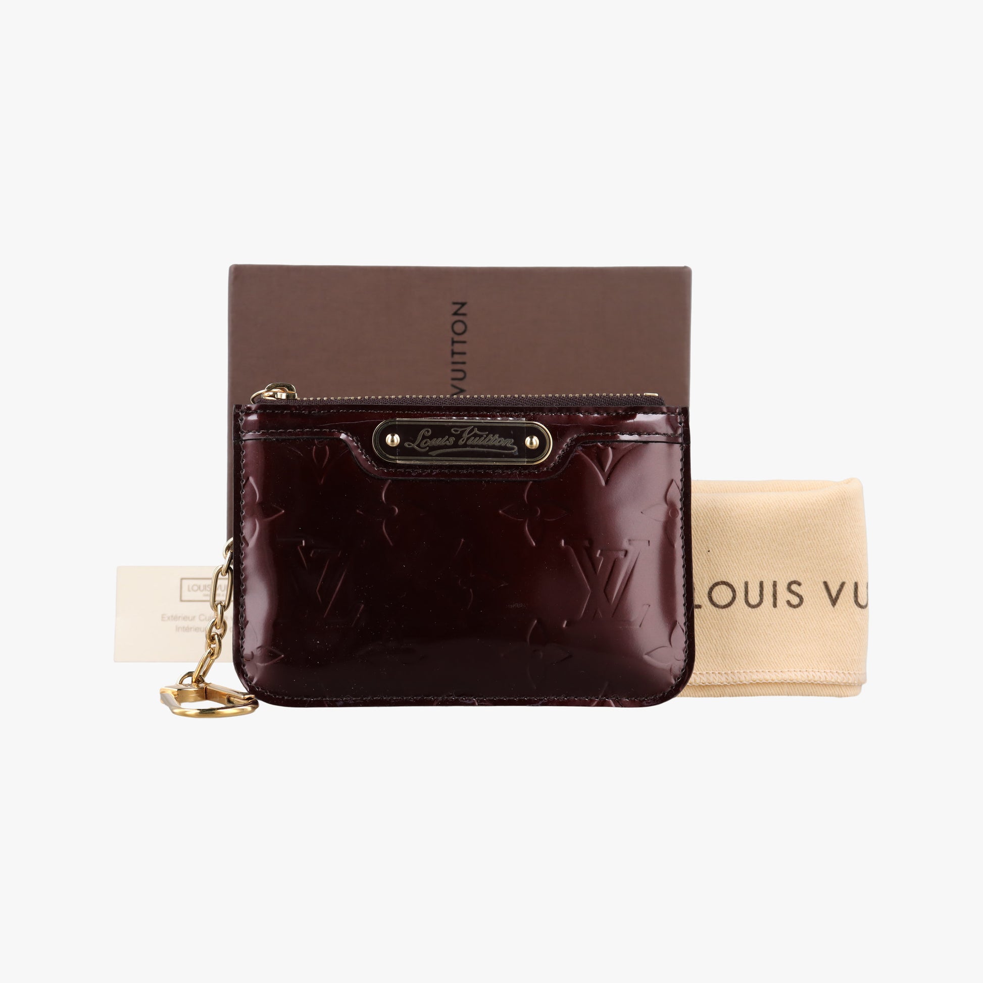 Pochette Cles Amarante Vernis M93557 CA4180ポシェット・クレ アマラント ヴェルニ M93557 CA4180